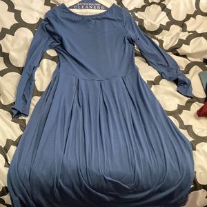 Blue light summer dress